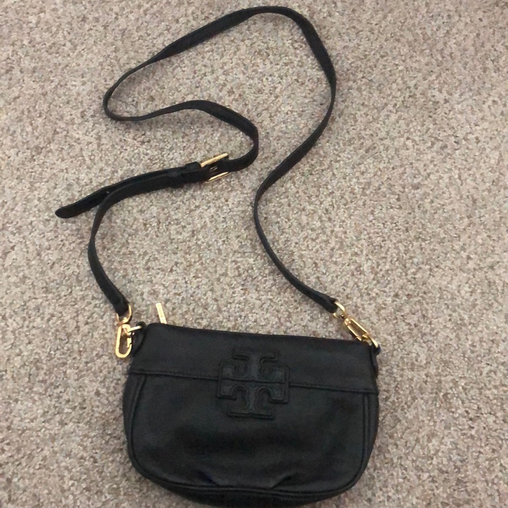 Black Tory Burch cross body bag